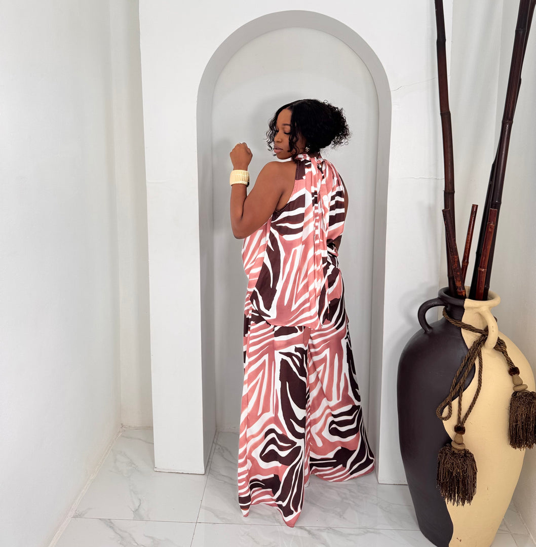 Adanna printed  two piece set