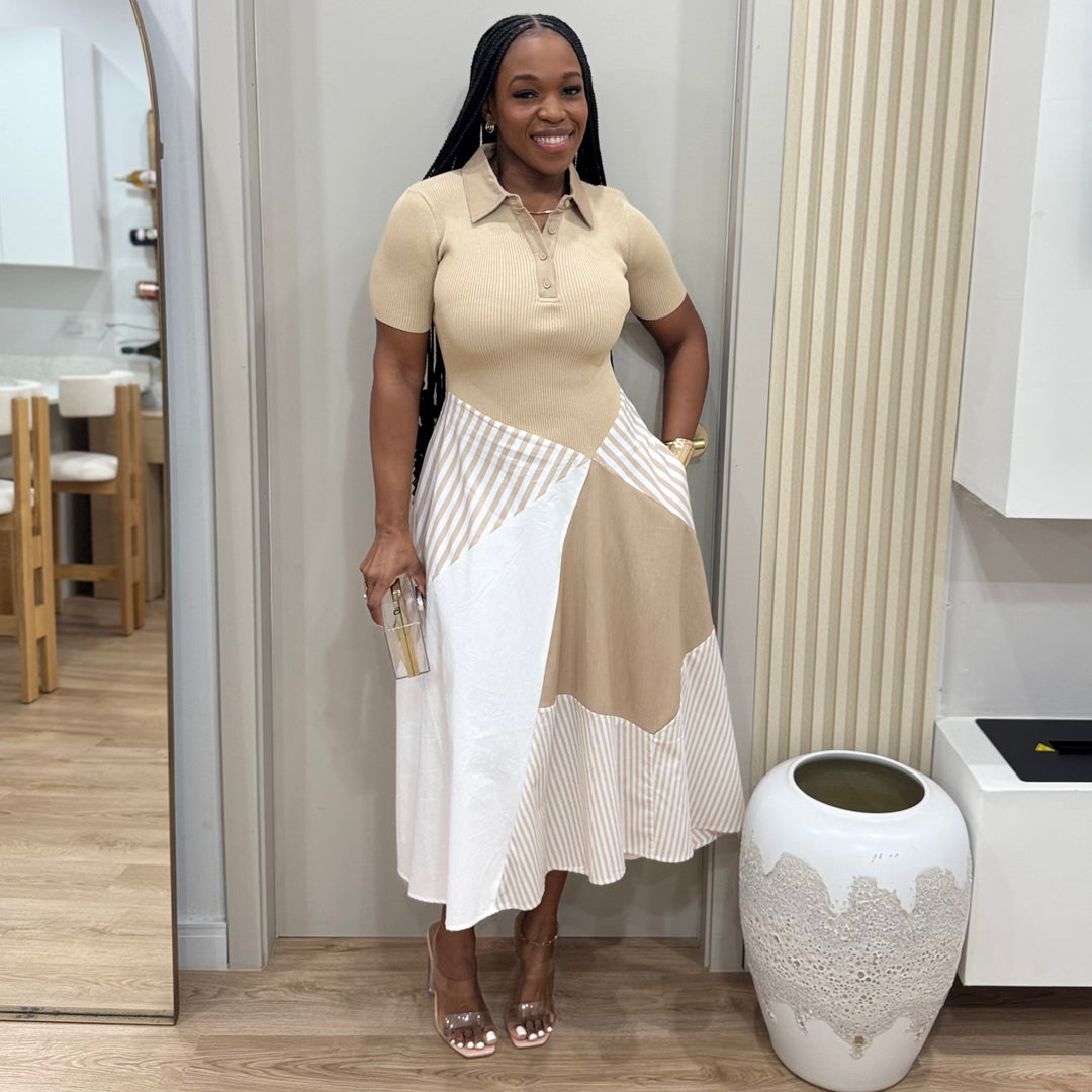 Sabrina  midi dress