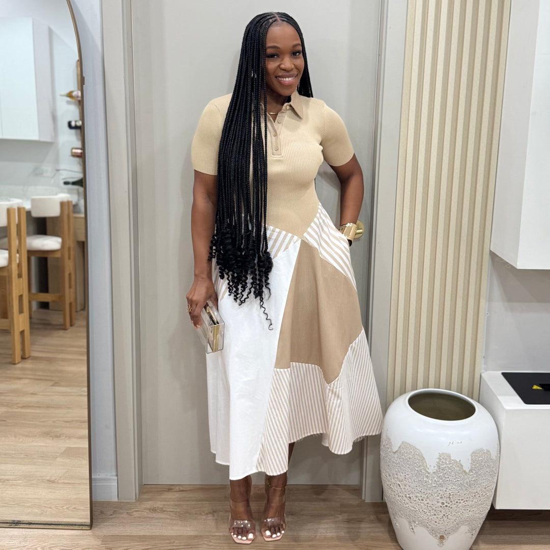 Sabrina  midi dress