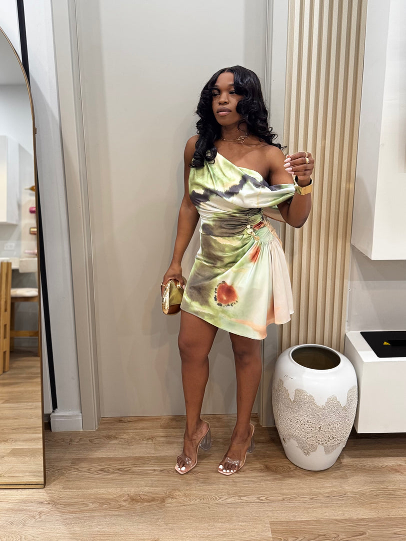Work of Art mini dress