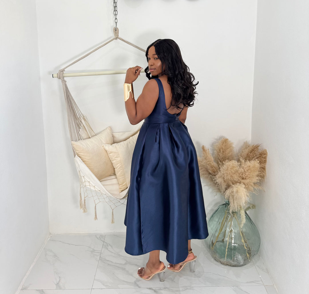 Ms Alpha aline puffer dress
