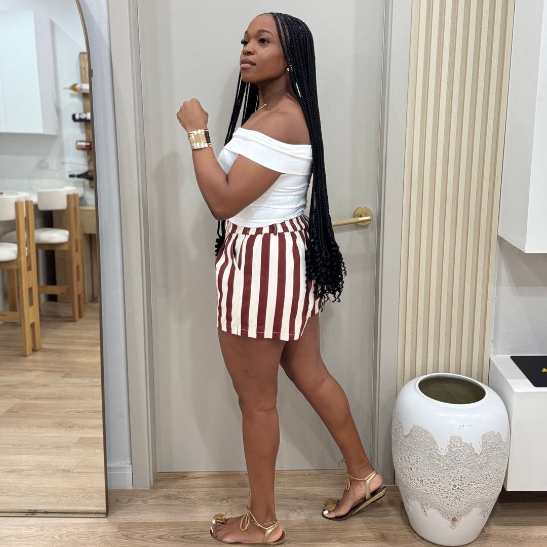 Mila stripe shorts
