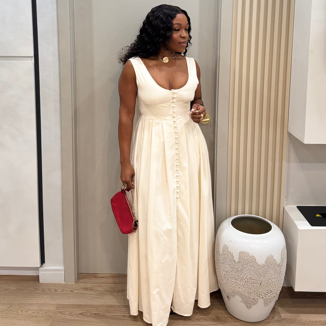 Matcha ease maxi dress