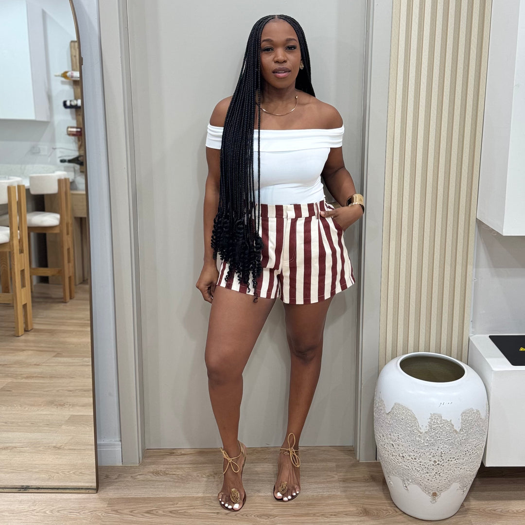 Mila stripe shorts