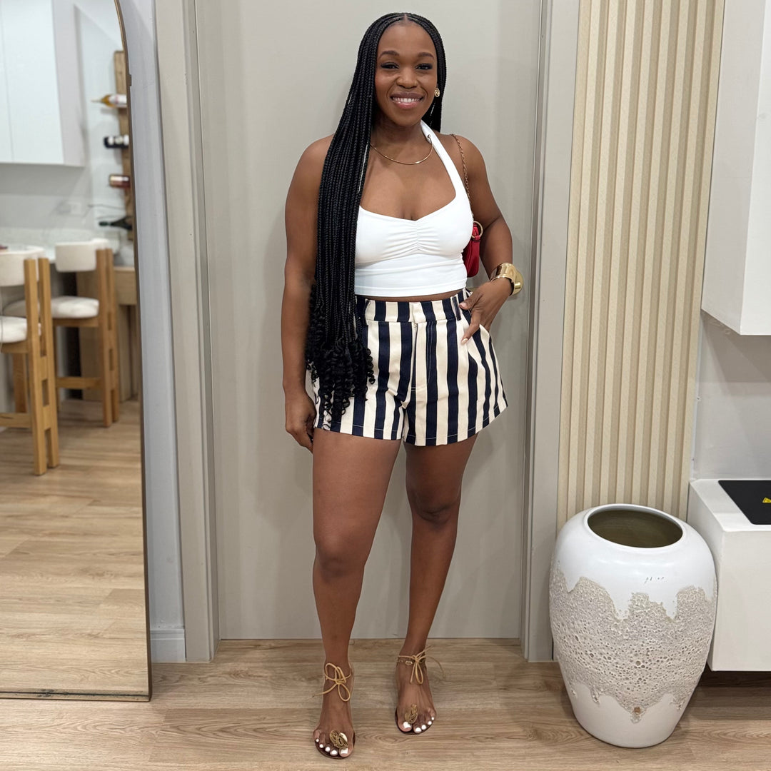 Mila stripe shorts