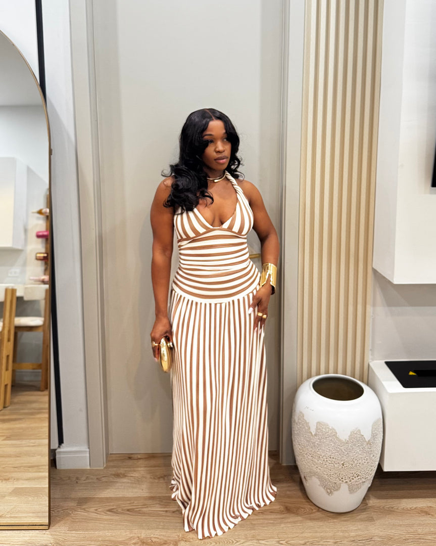 Yareli  stripe maxi