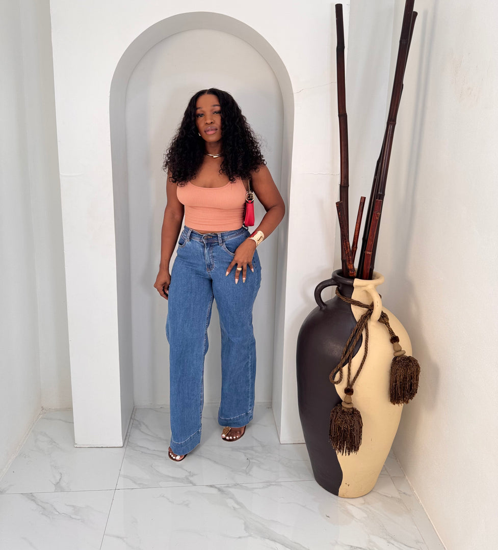 Trail Blue Straight leg denim PANTS