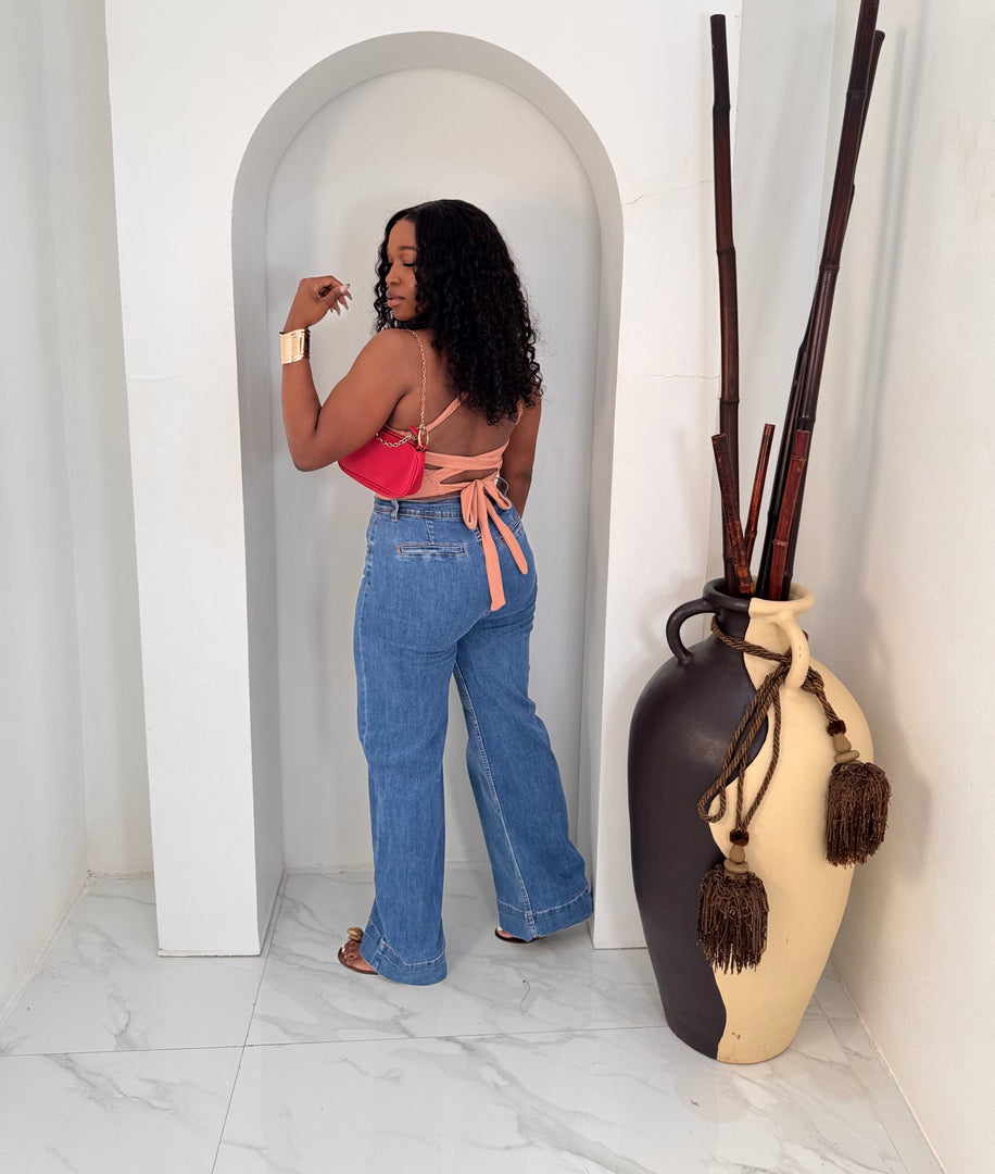 Trail Blue Straight leg denim PANTS