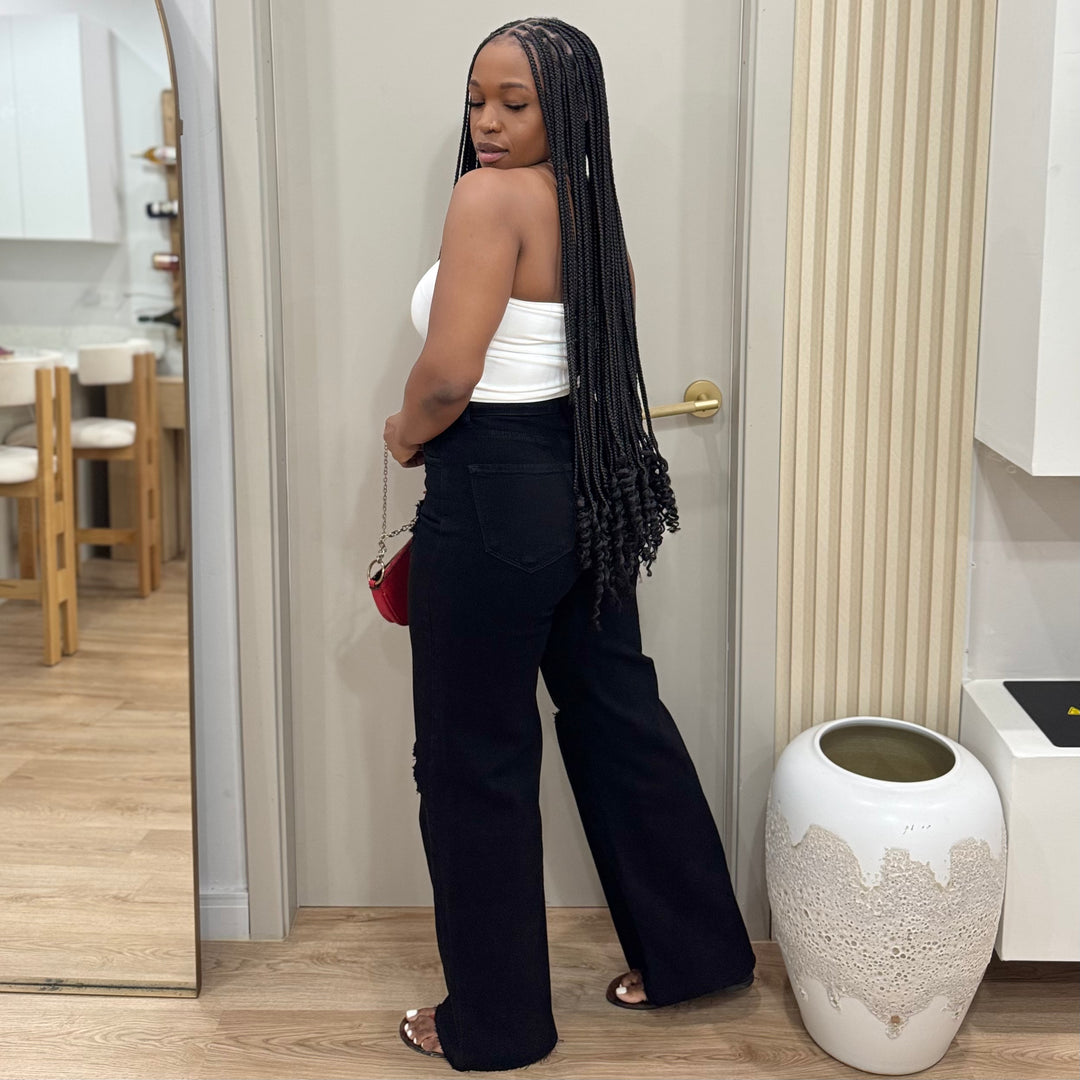 San Diego black denim pants