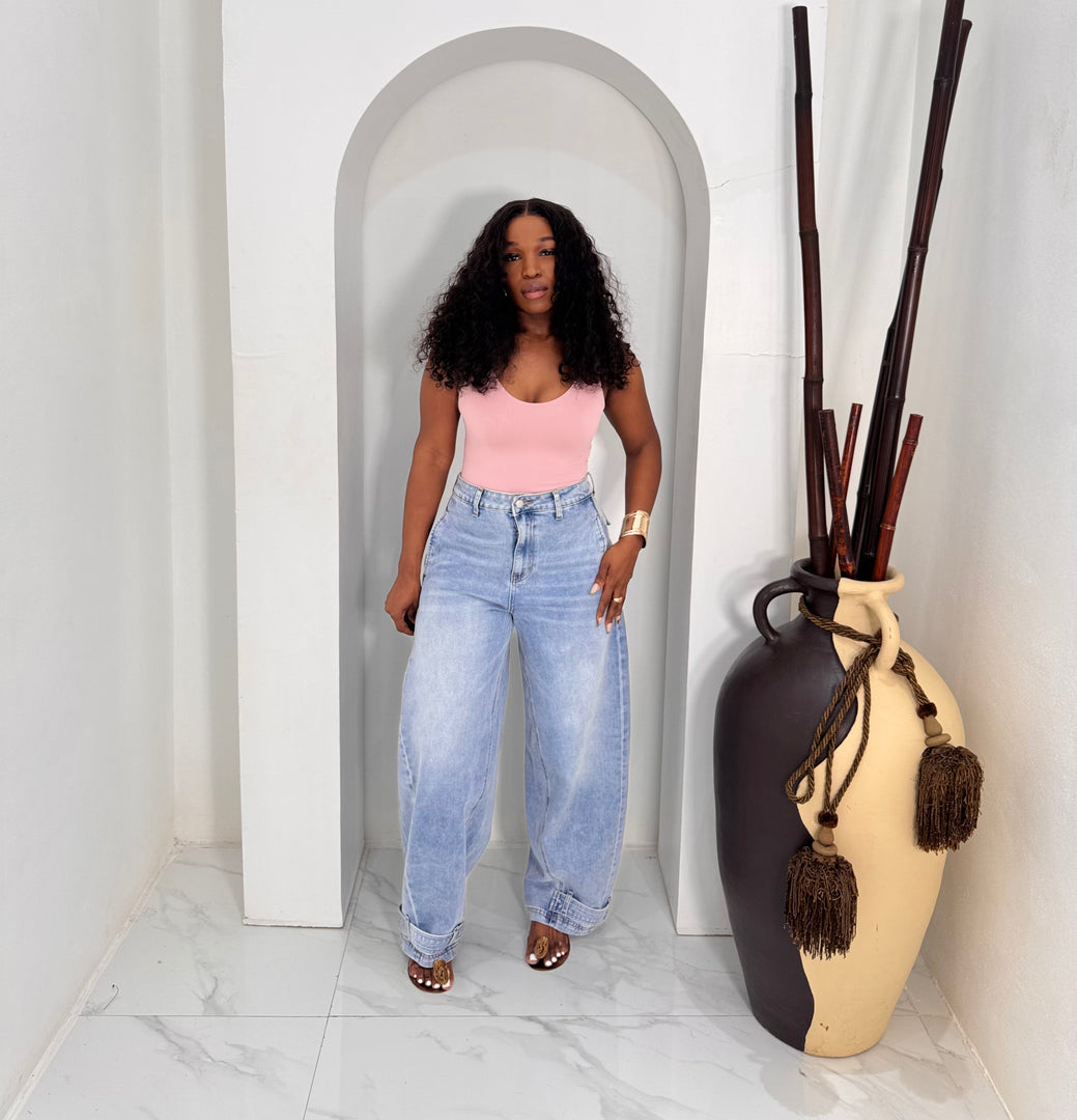 Raw Blues barrel denim