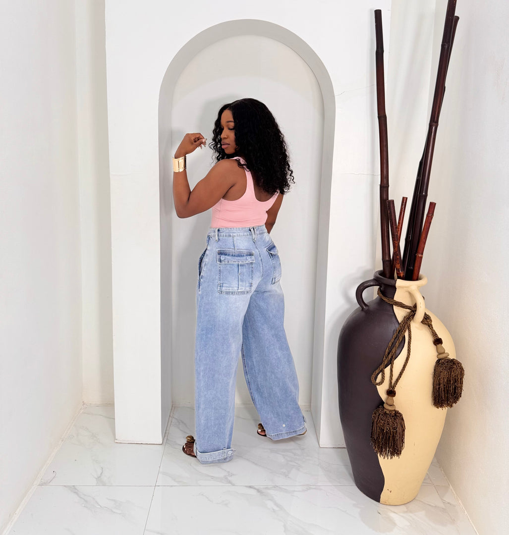 Raw Blues barrel denim