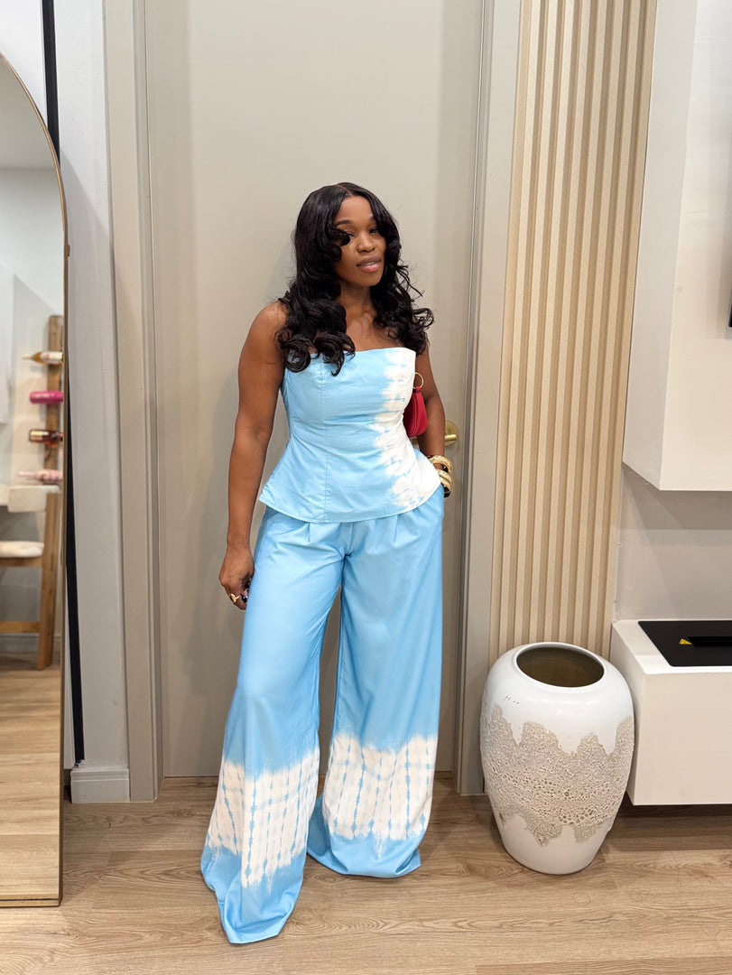 Cobalt Royale pants set