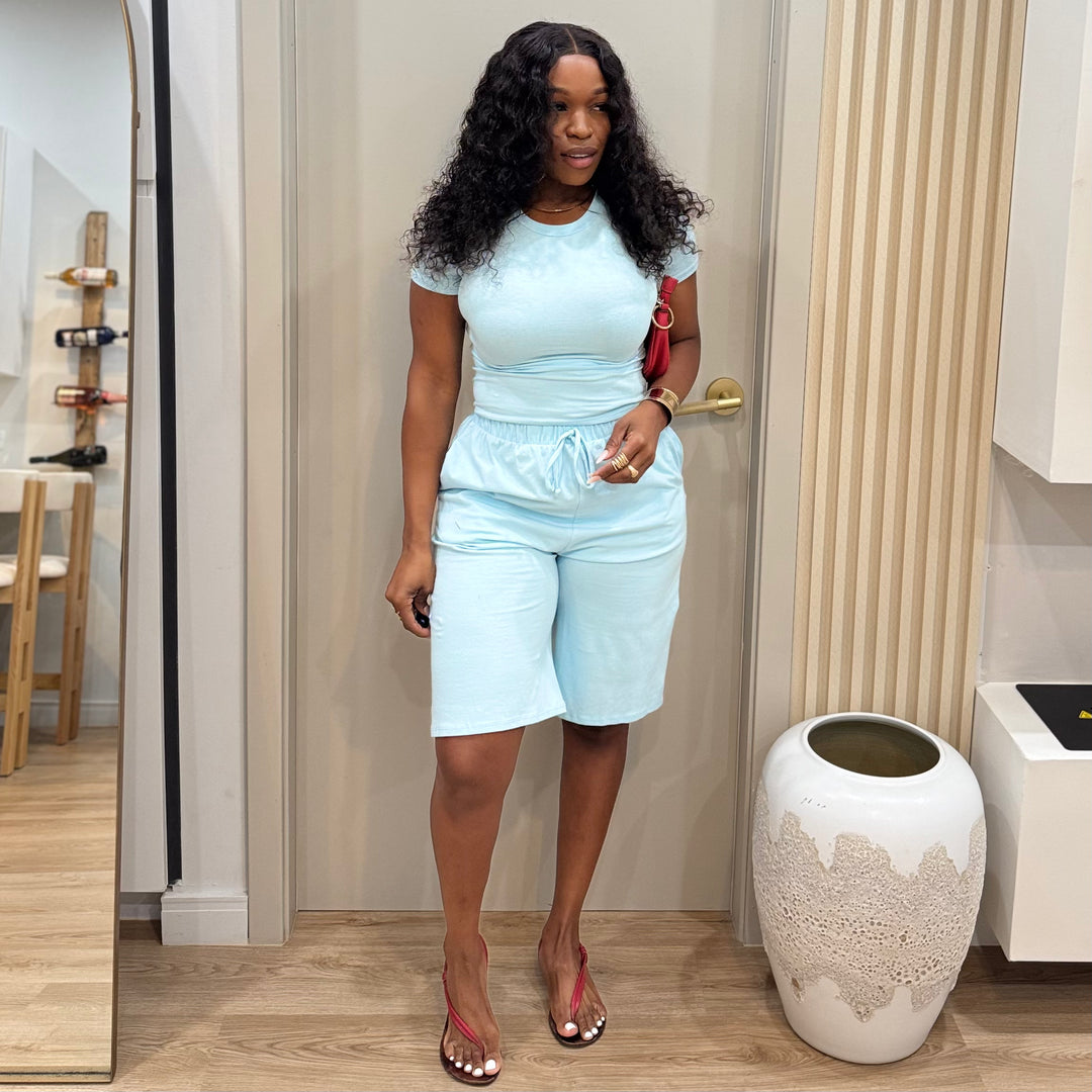 Chole Bermuda  cotton set