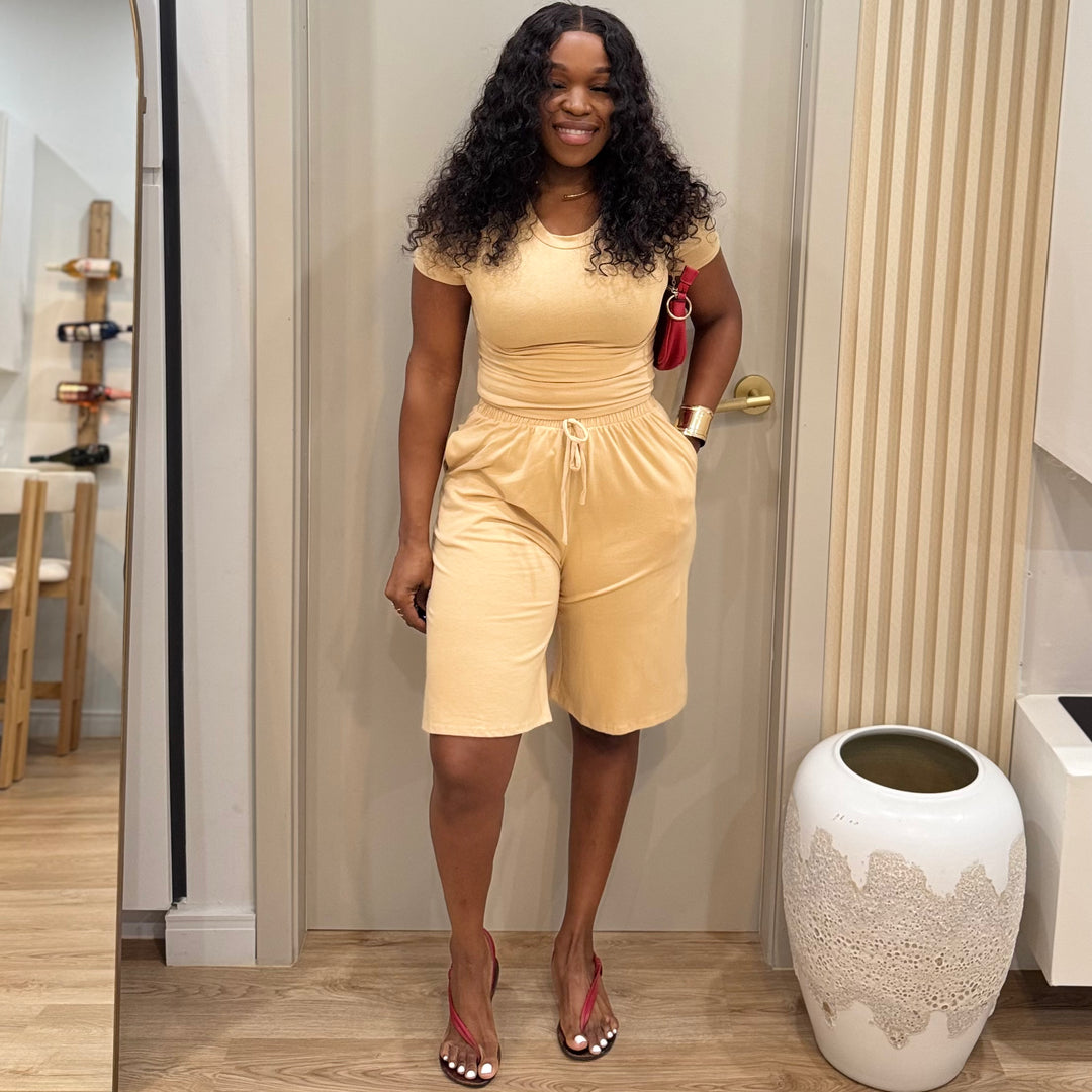 Chole Bermuda  cotton set