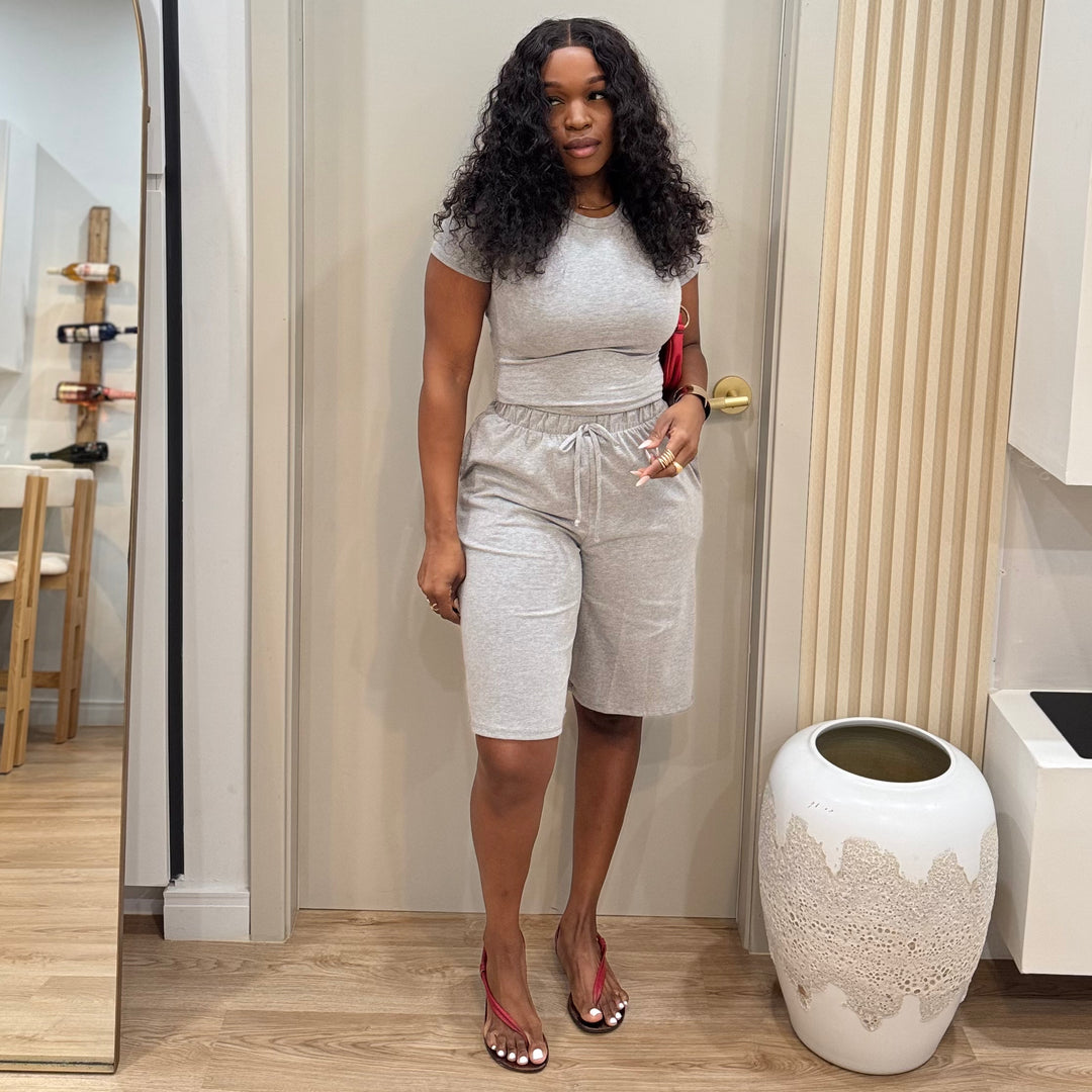 Chole Bermuda  cotton set