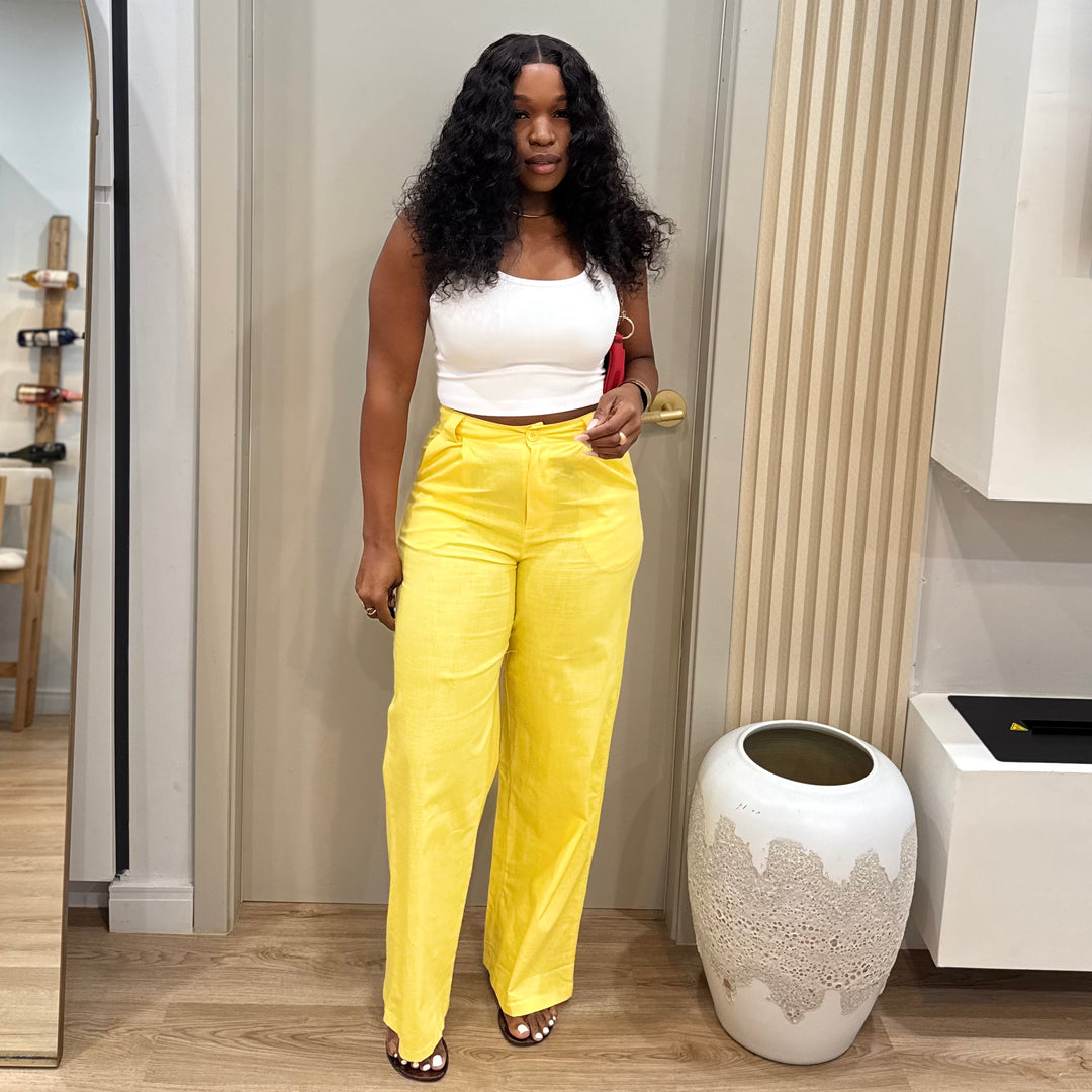 Ivelle cotton linen pants