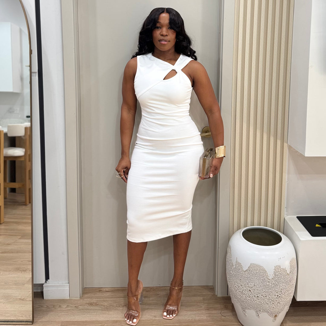 Adelaide Knot midi dress