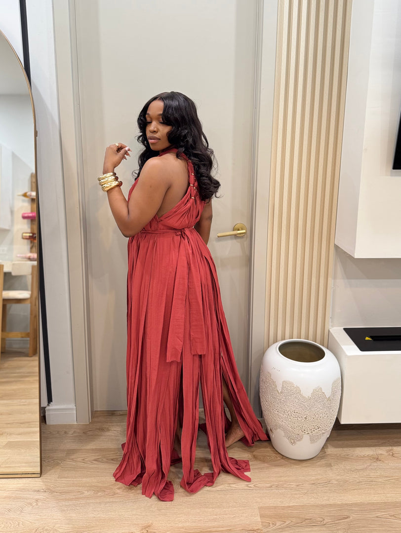 Orea' fringe maxi dress