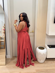Orea' fringe maxi dress