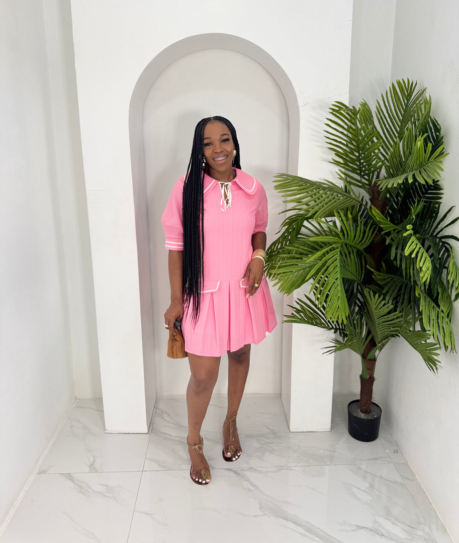 Pretty and pressed pleat dress
