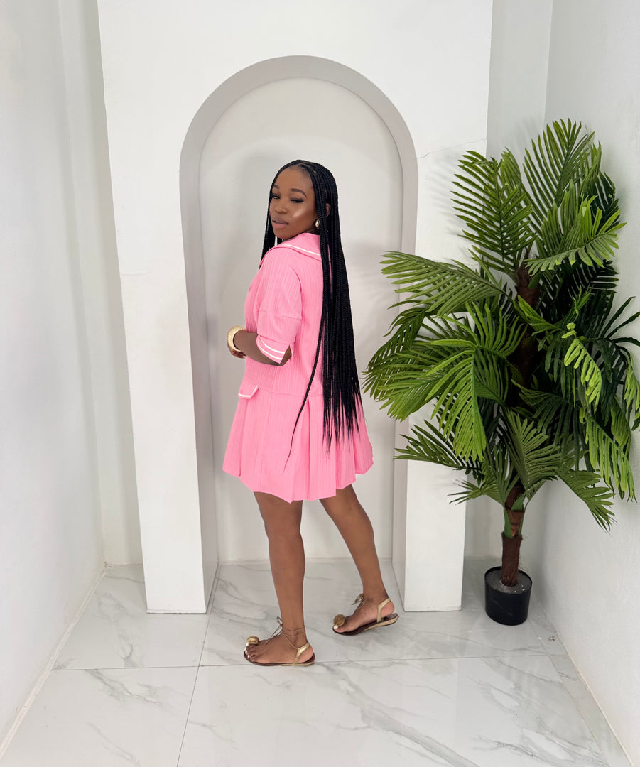 Pretty and pressed pleat dress