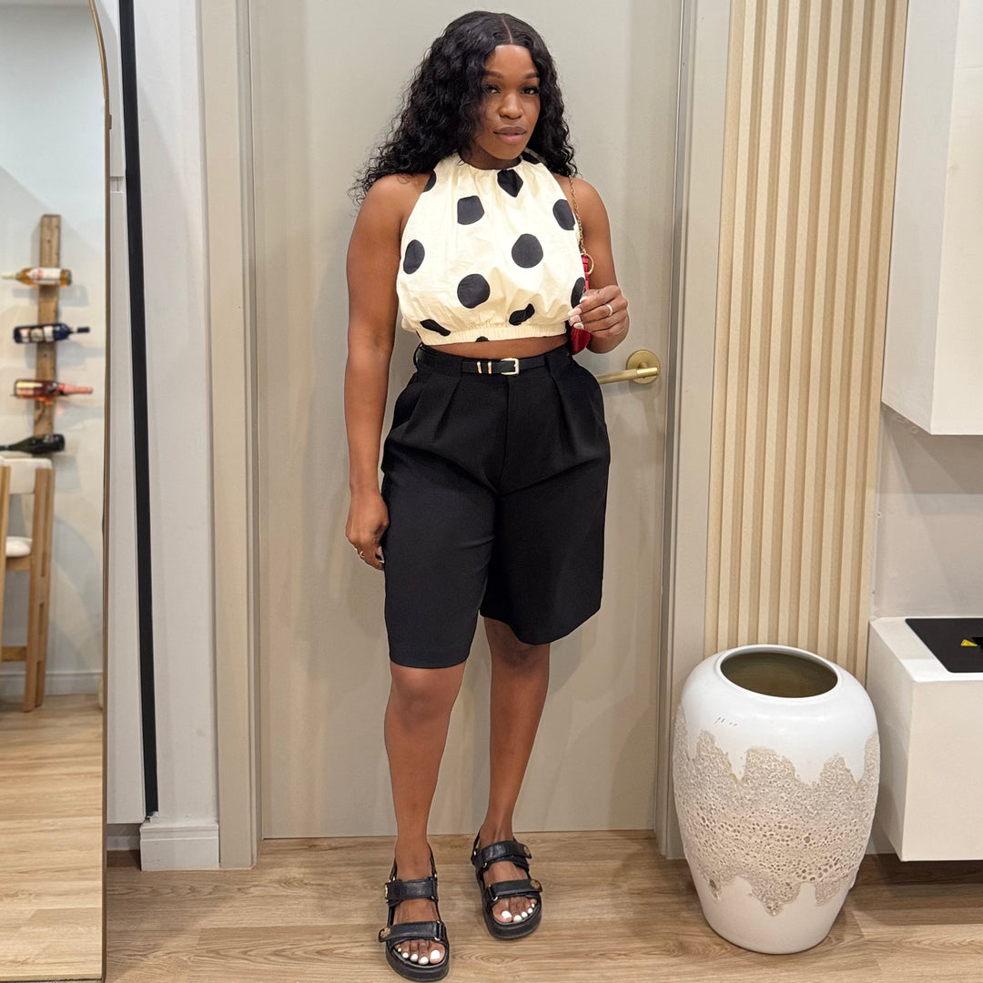 The Hampton belted shorts
