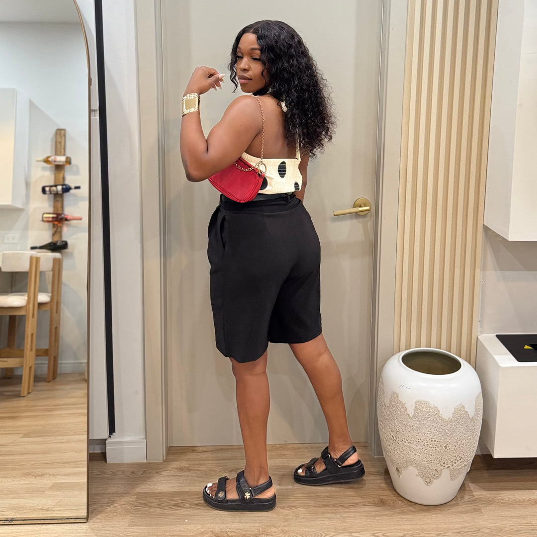 The Hampton belted shorts