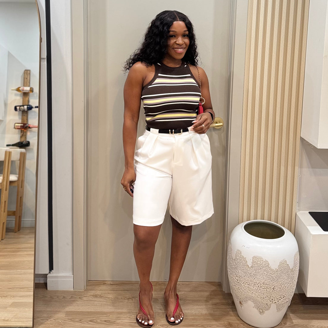 The Hampton belted shorts