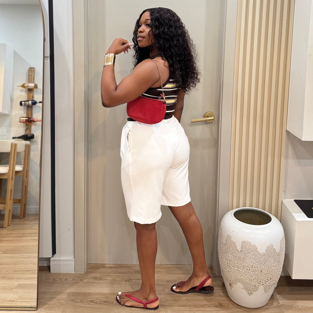 The Hampton belted shorts