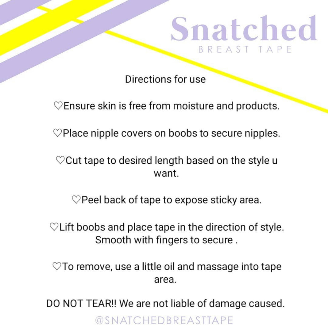 Snatched breasttape 4inch