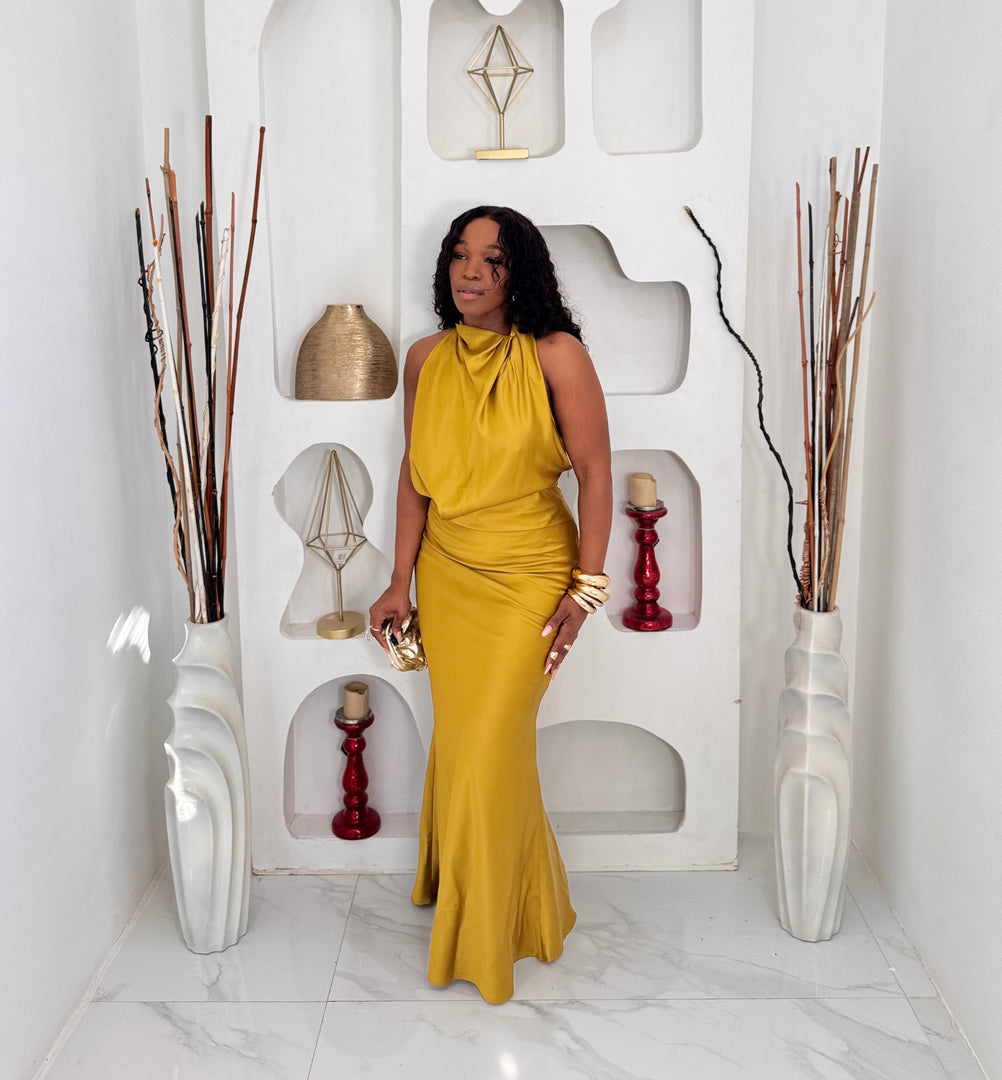 Aveille cowl front maxi dress