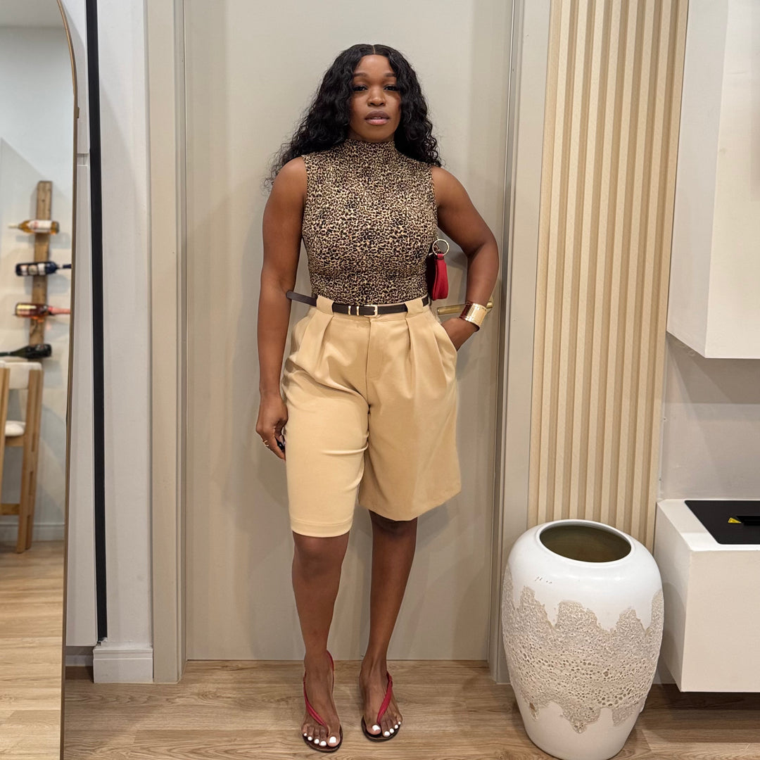The Hampton belted shorts