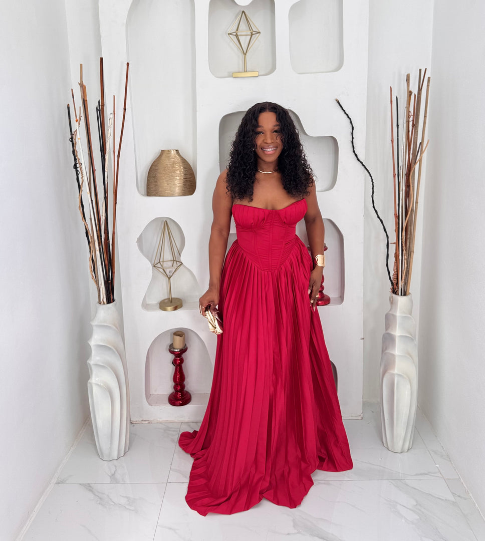 Eve corset maxi dress