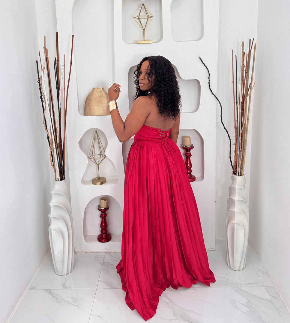 Eve corset maxi dress