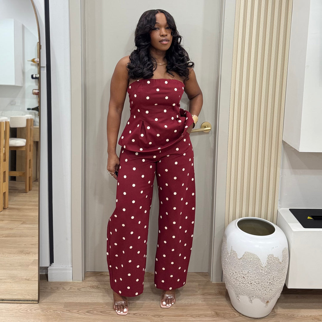 CHILLI POLKA DOT CO ORD SET