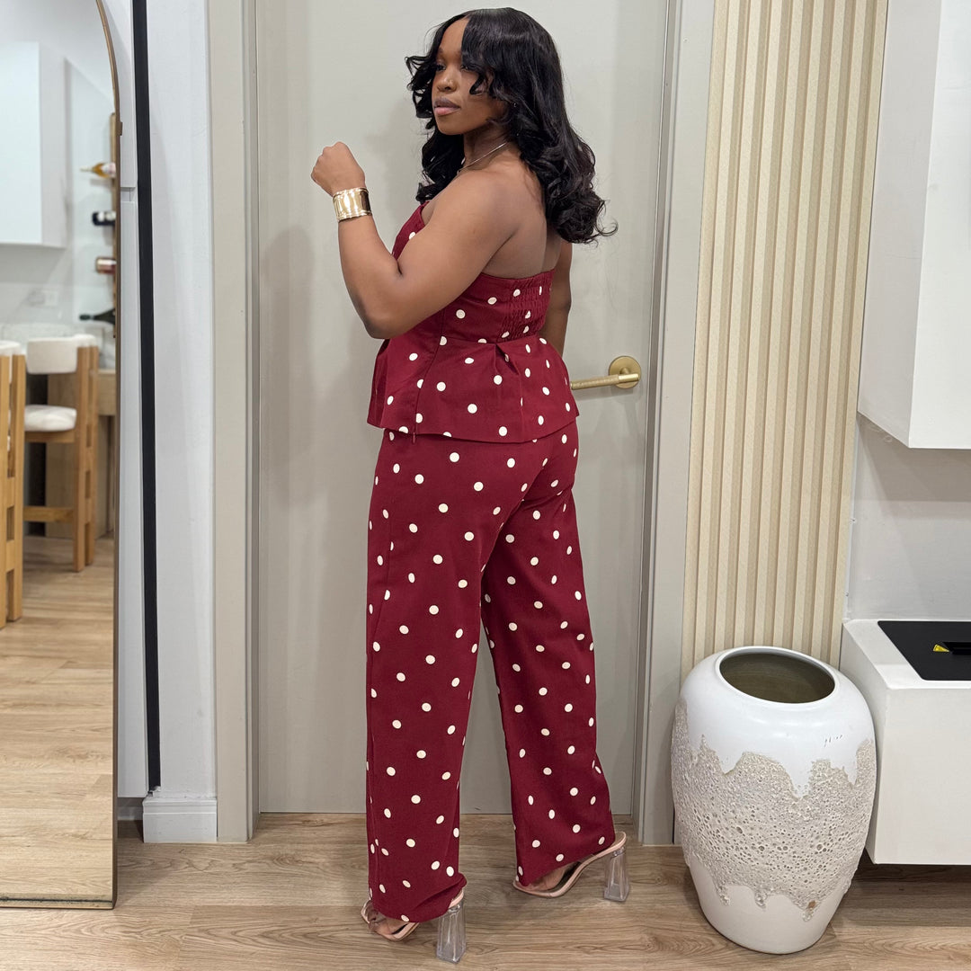 CHILLI POLKA DOT CO ORD SET