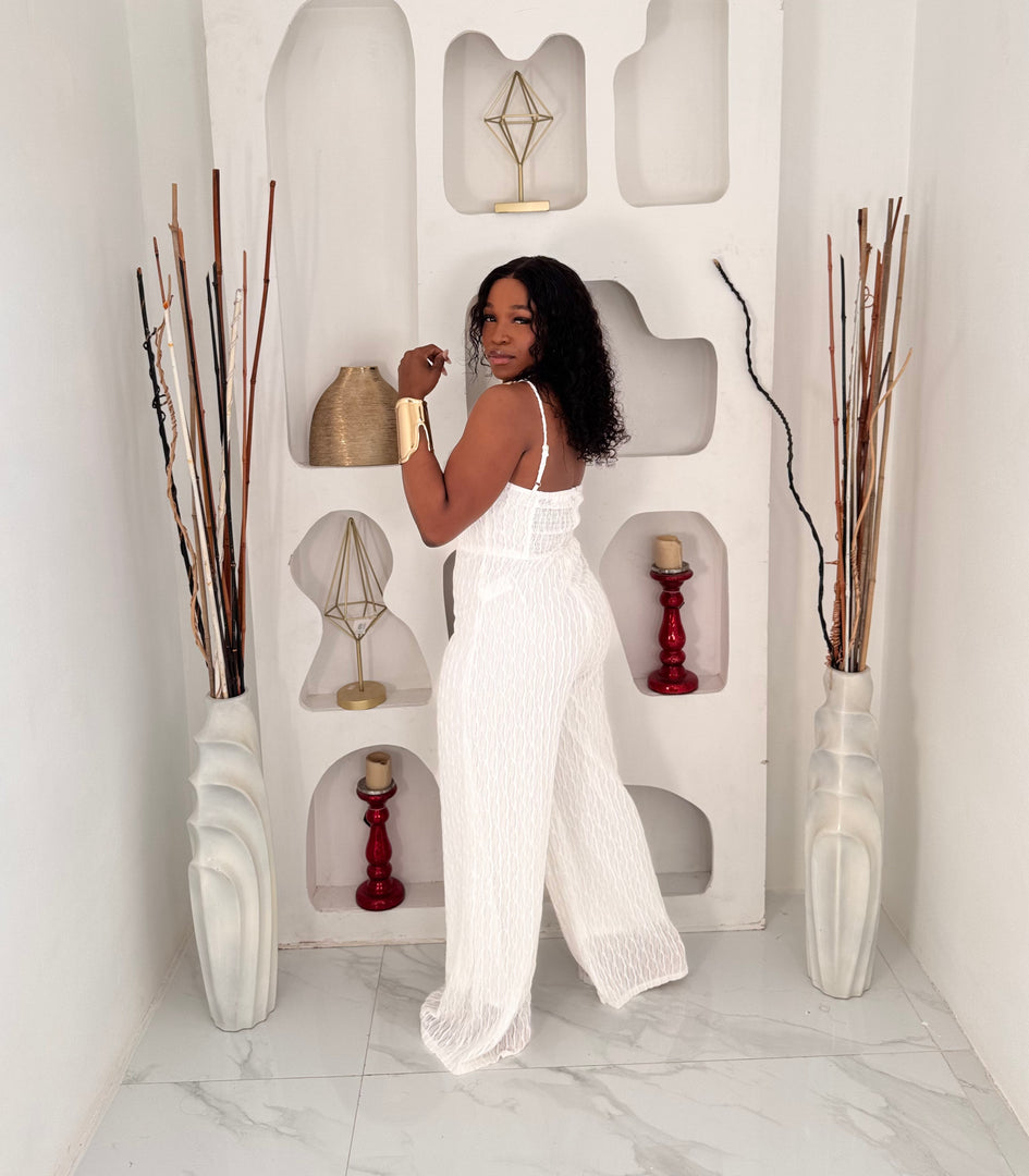 District 5 crinkle jumpsuit