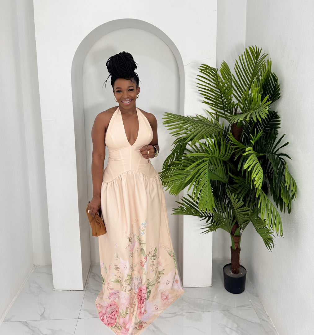 Cre'me Cayenne maxi dress