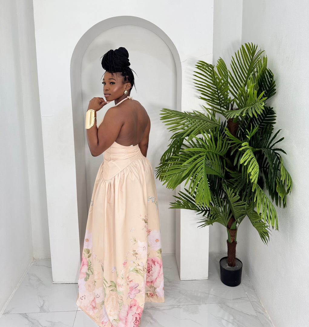 Cre'me Cayenne maxi dress