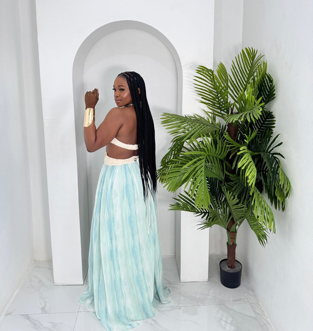 Salted Saffron Maxi dress