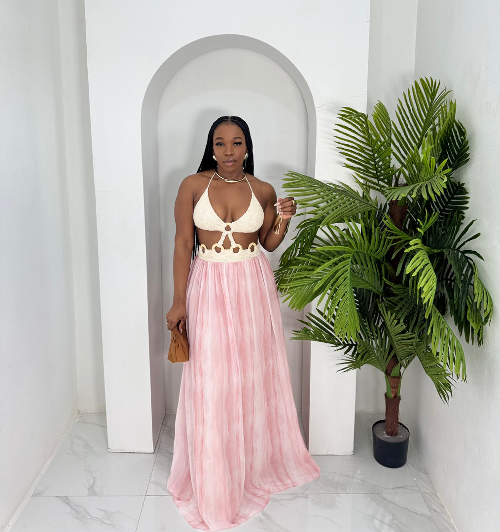 Salted Saffron Maxi dress