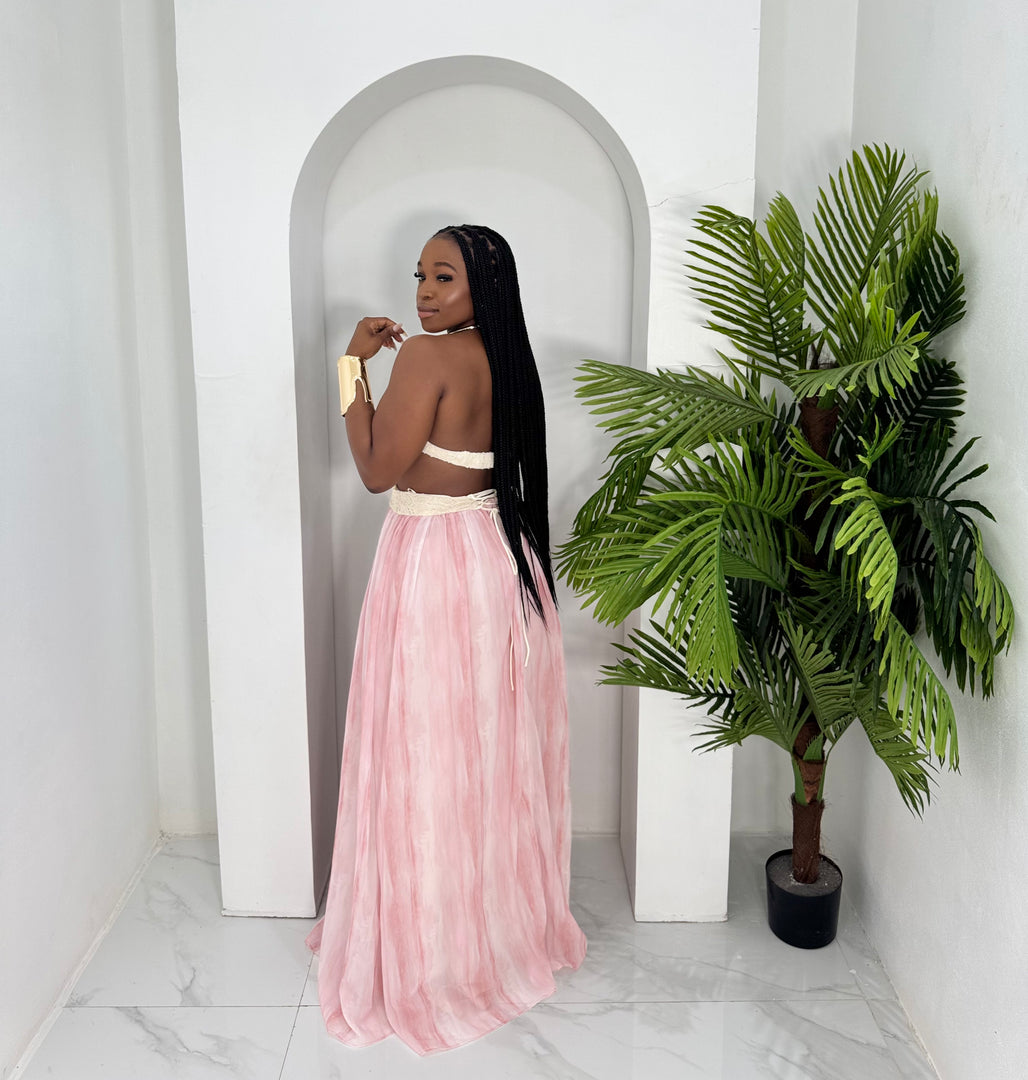 Salted Saffron Maxi dress