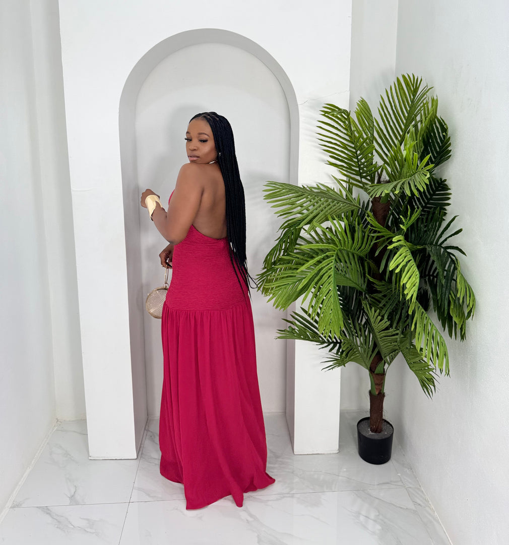Oasis Femme O ring maxi alter  dress