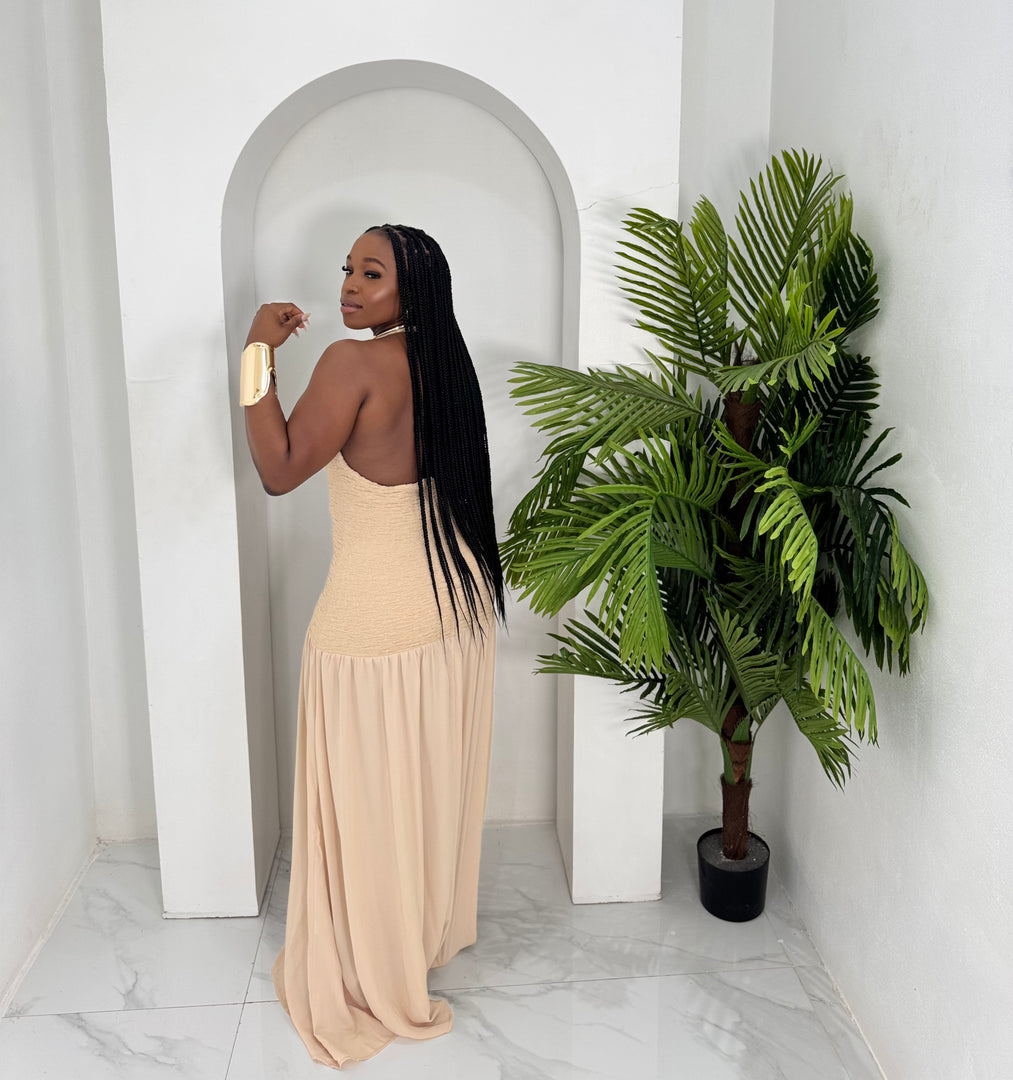 Oasis Femme O ring maxi alter  dress