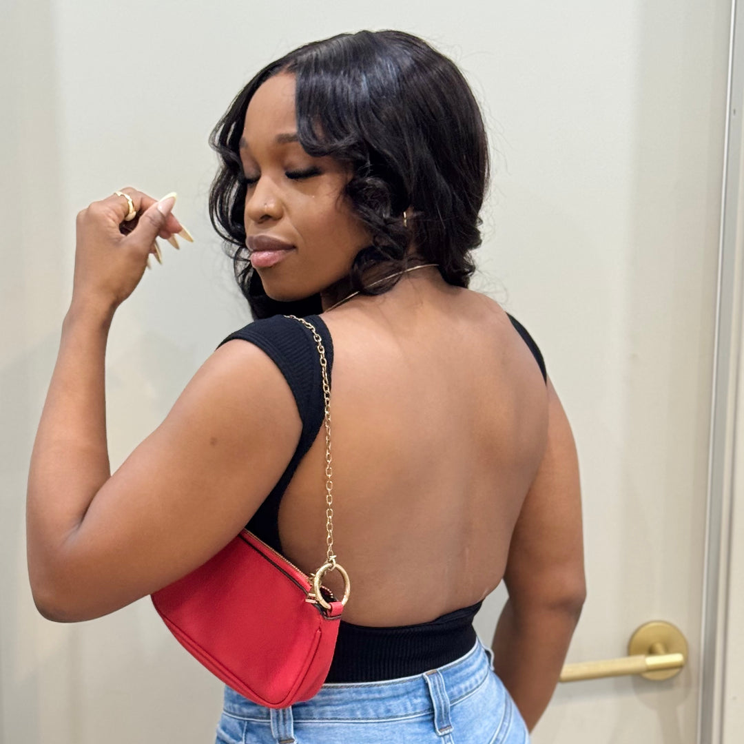 Bare basic ribbed  top