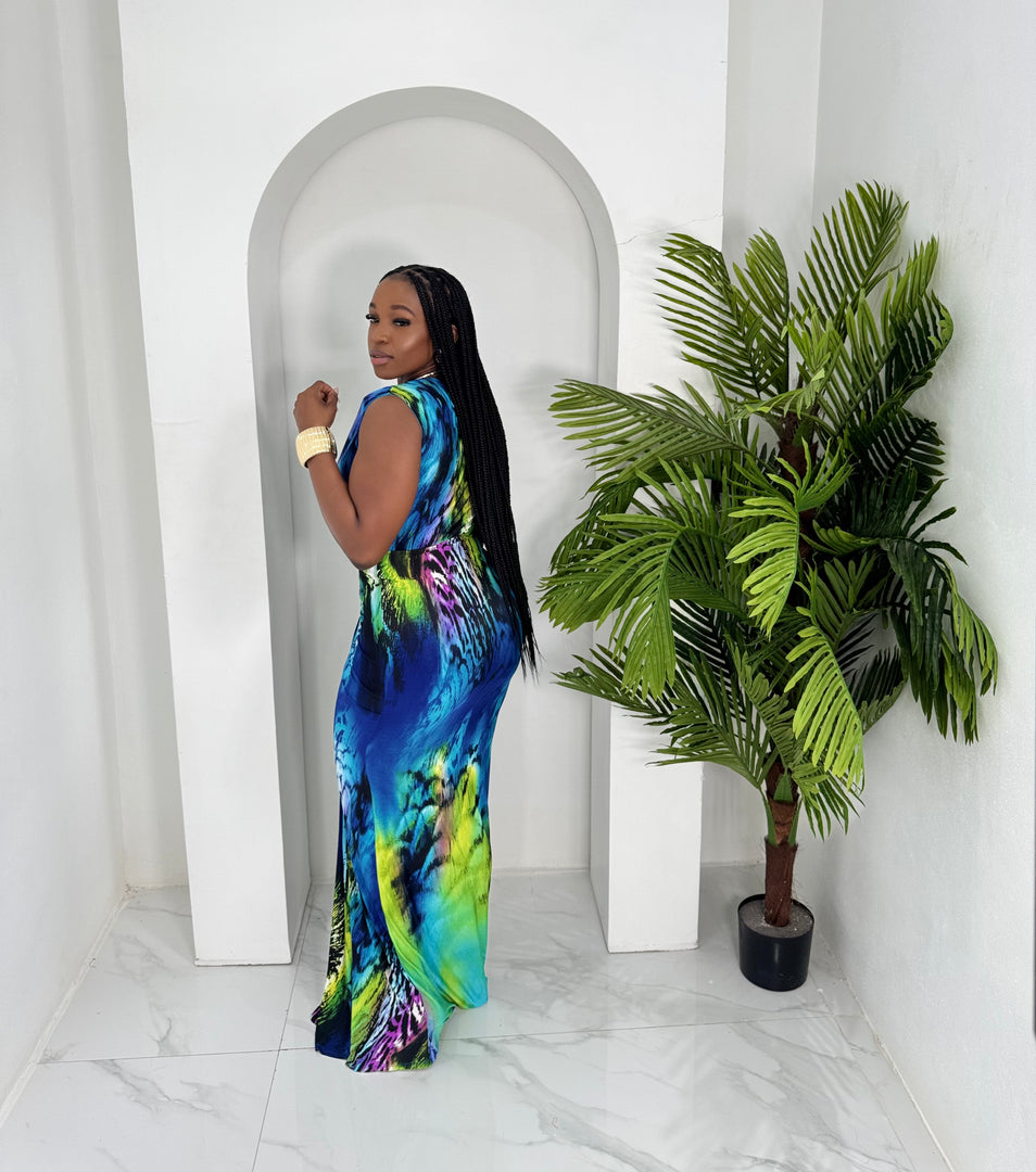 On the horizon maxi dress