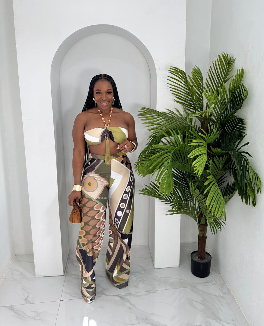 Tropicline 2 piece pants set