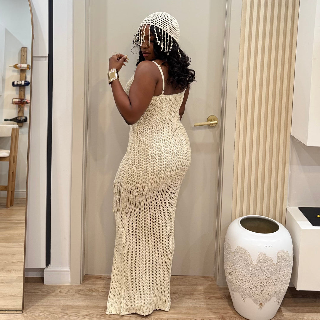 Porto Bella Crochet maxi dress