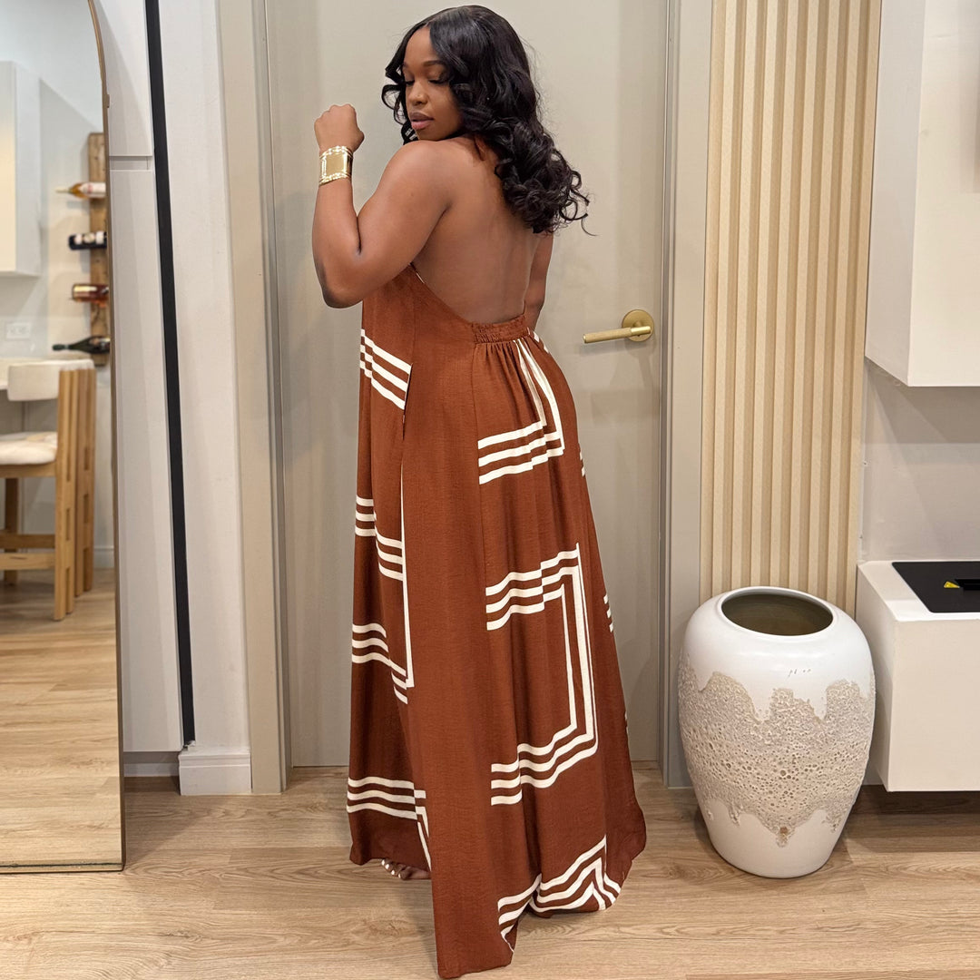 Palm paradise maxi dress