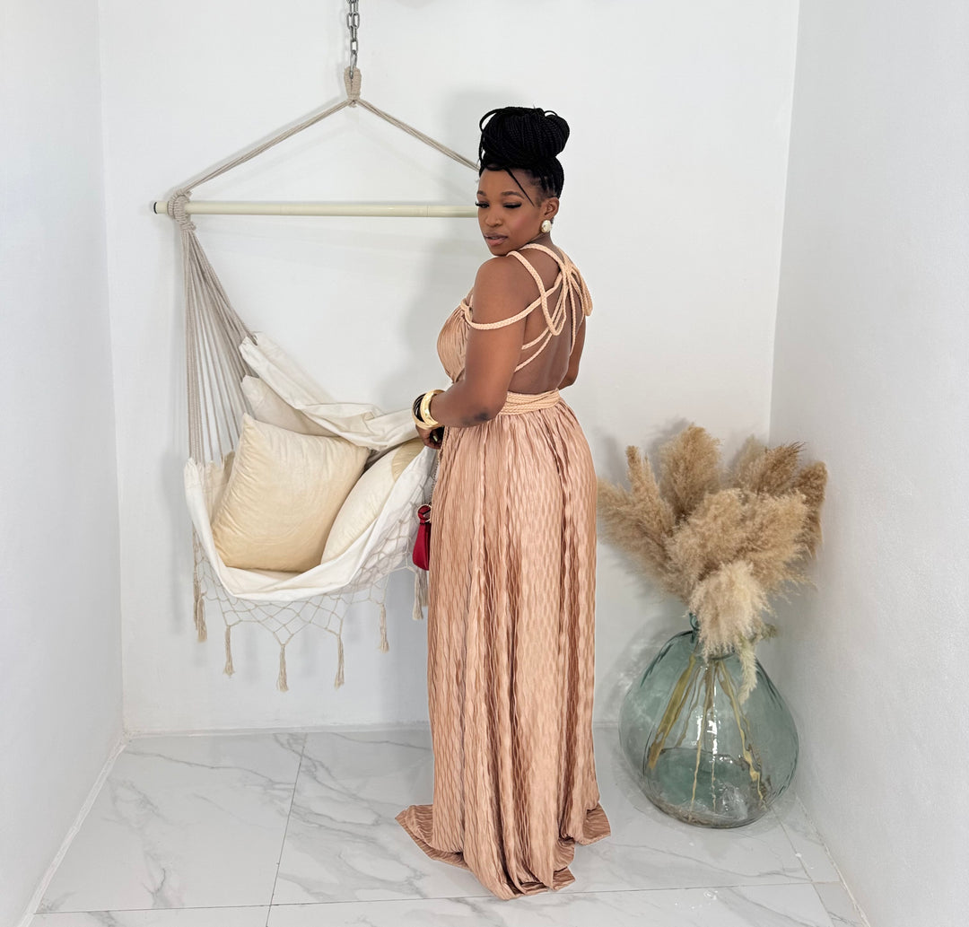 Boho Bond rope Maxi Dress